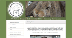 Desktop Screenshot of krolikiwielunskie.pl